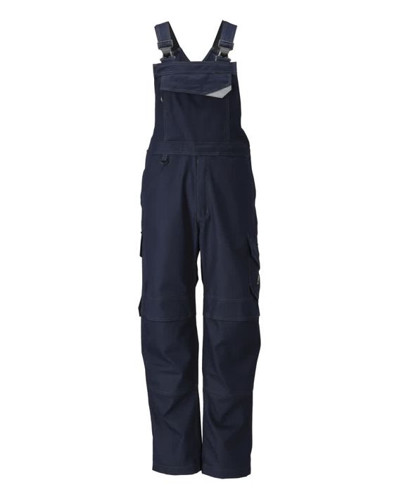 Salopette con tasche porta-ginocchiere MULTISAFE blu navy scuro