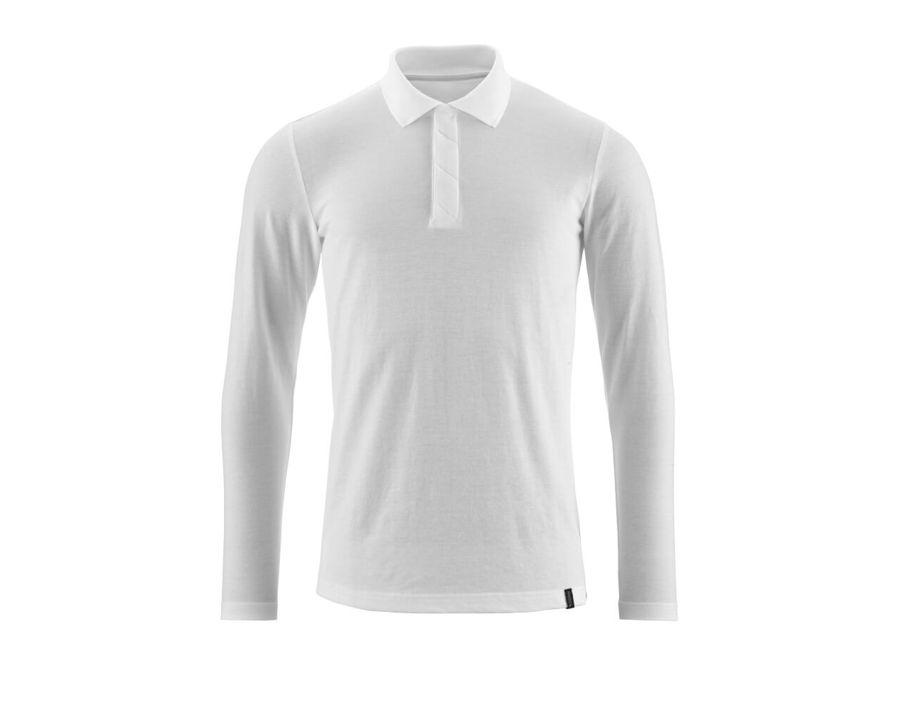 Polo, a maniche lunghe CROSSOVER bianco