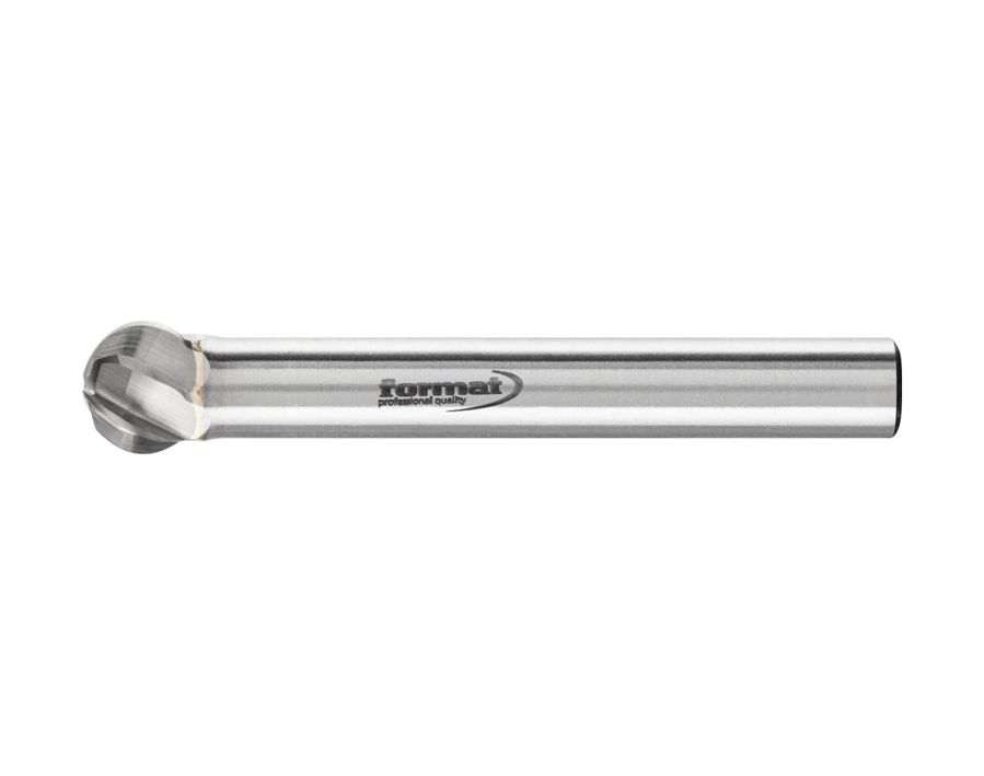 Hartmetallfrässtift (Rotorfräser) DIN 8033 – Schaft-Ø 6 mm, Kugelform KUD, Zahnung Alu