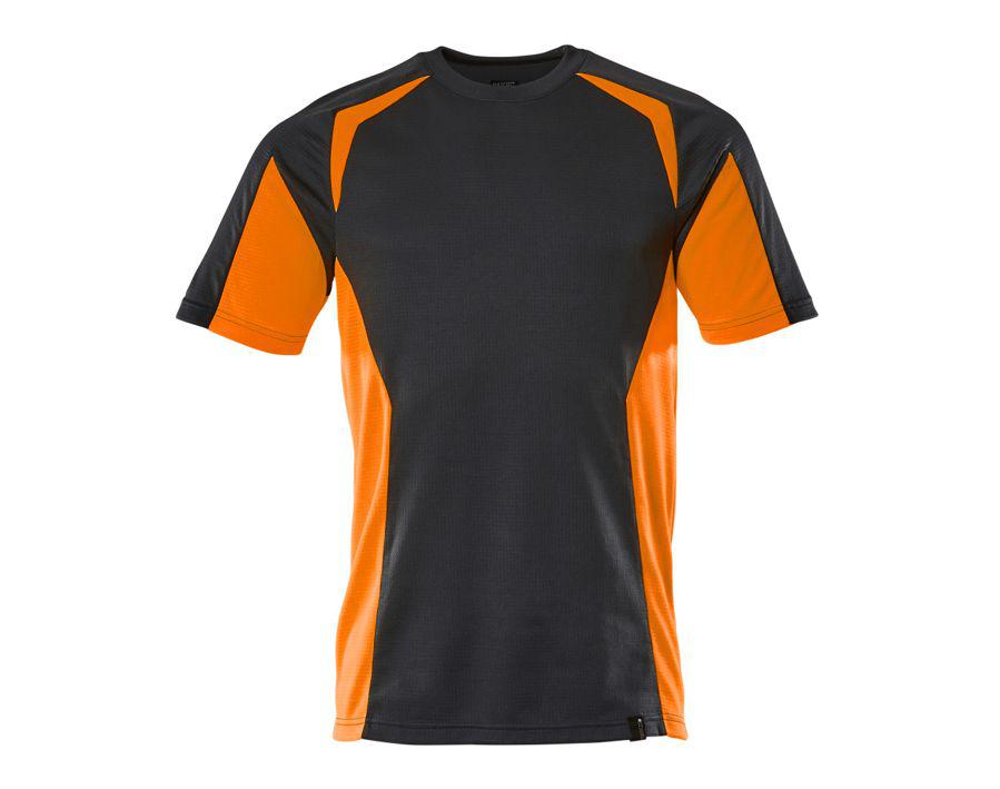 Maglietta ACCELERATE SAFE blu navy scuro/hi-vis arancio