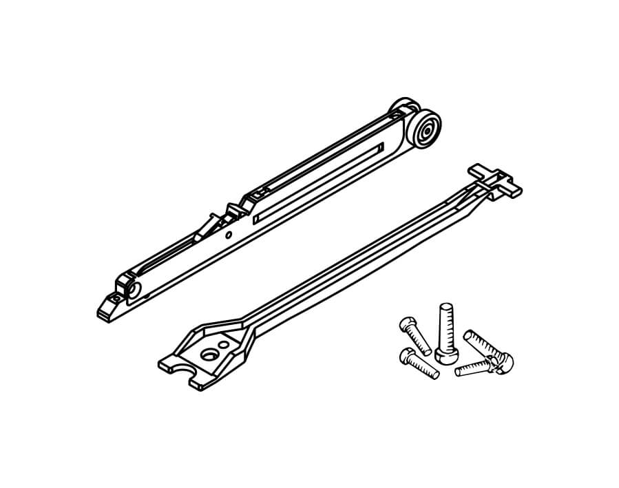 Set ammortizzatori Hawa Porta 61 / 100 legno/vetro Set ammortizzatori Hawa Porta 61 / 100 legno/vetro