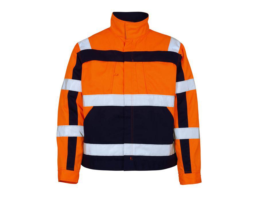 Giacca SAFE COMPETE hi-vis arancio/blu navy