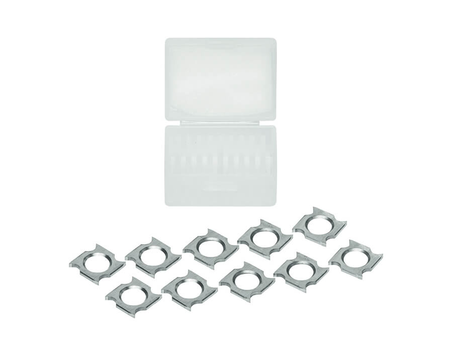 Set con 10 pezzi rasanti