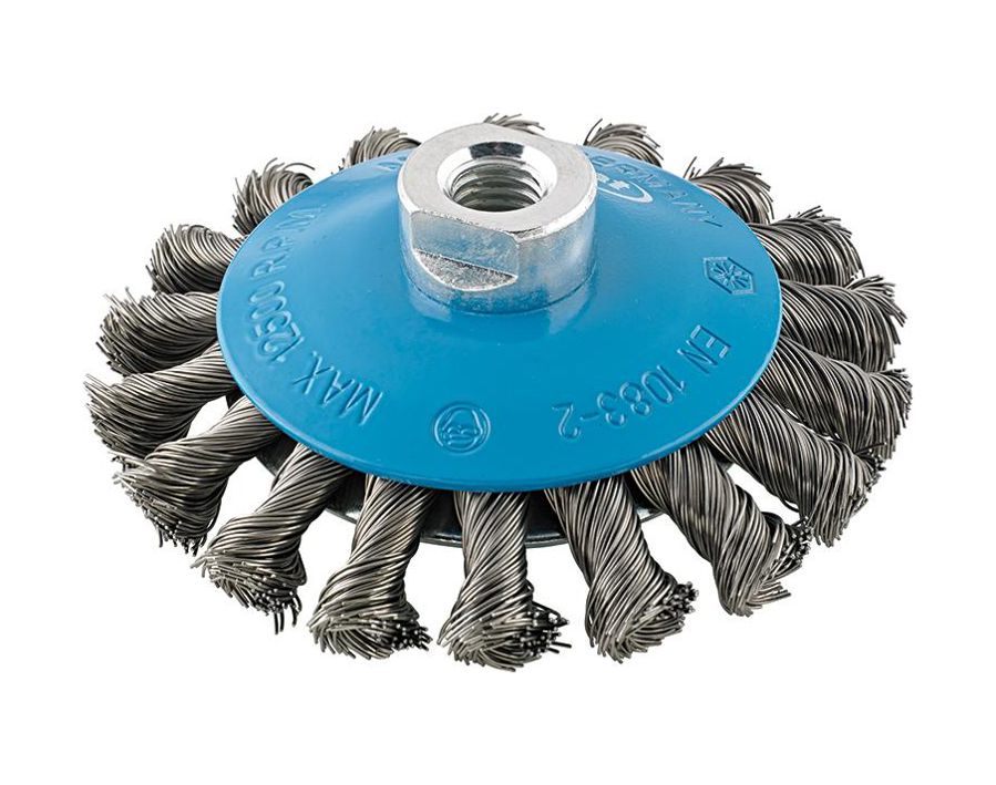 Kegelbürste, Stahldraht, gezopft