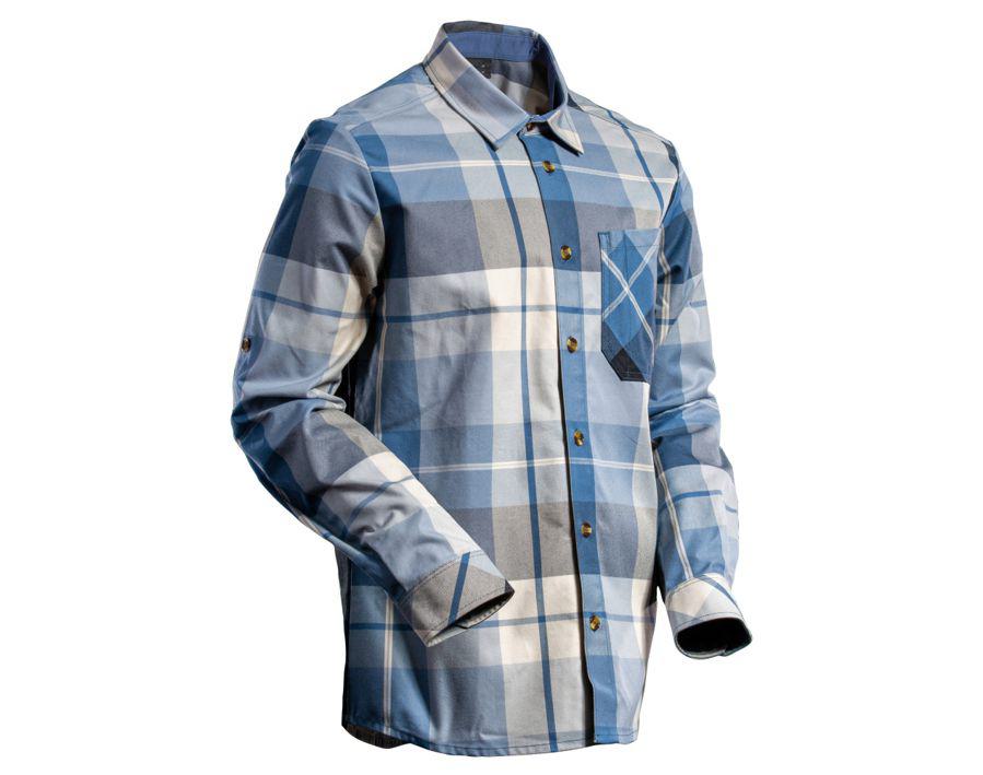 Camicia CUSTOMIZED a quadri blu navy scuro