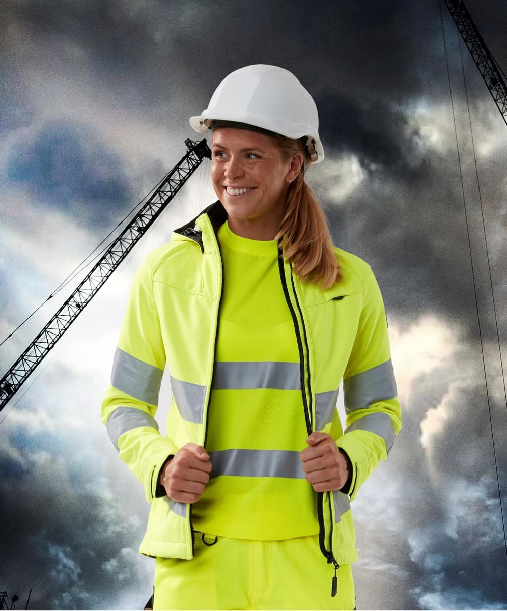 Giacca Softshell SAFE SUPREME hi-vis arancio