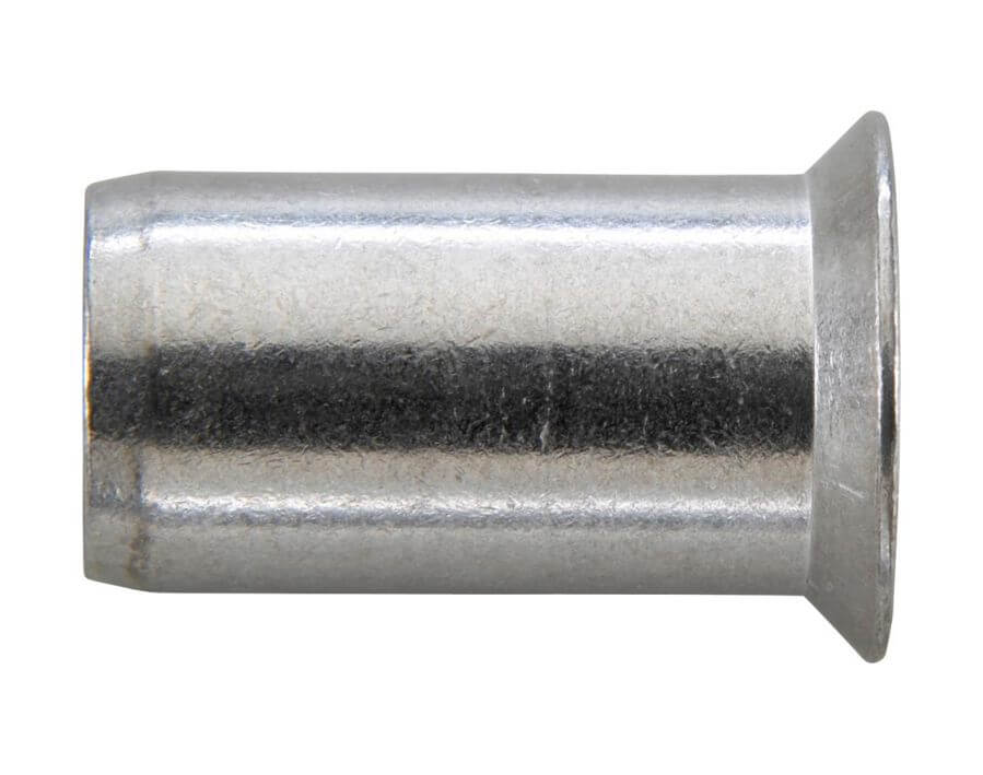 Blindnietmutter Edelstahl, Senkkopf 90°.