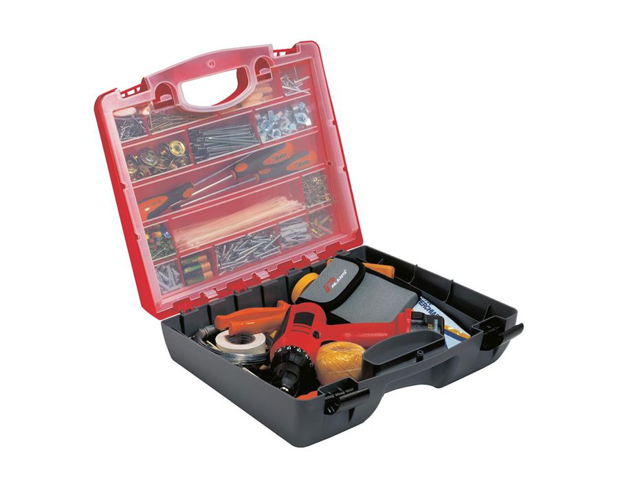 Werkzeugkoffer mit Kleinteileorganizer