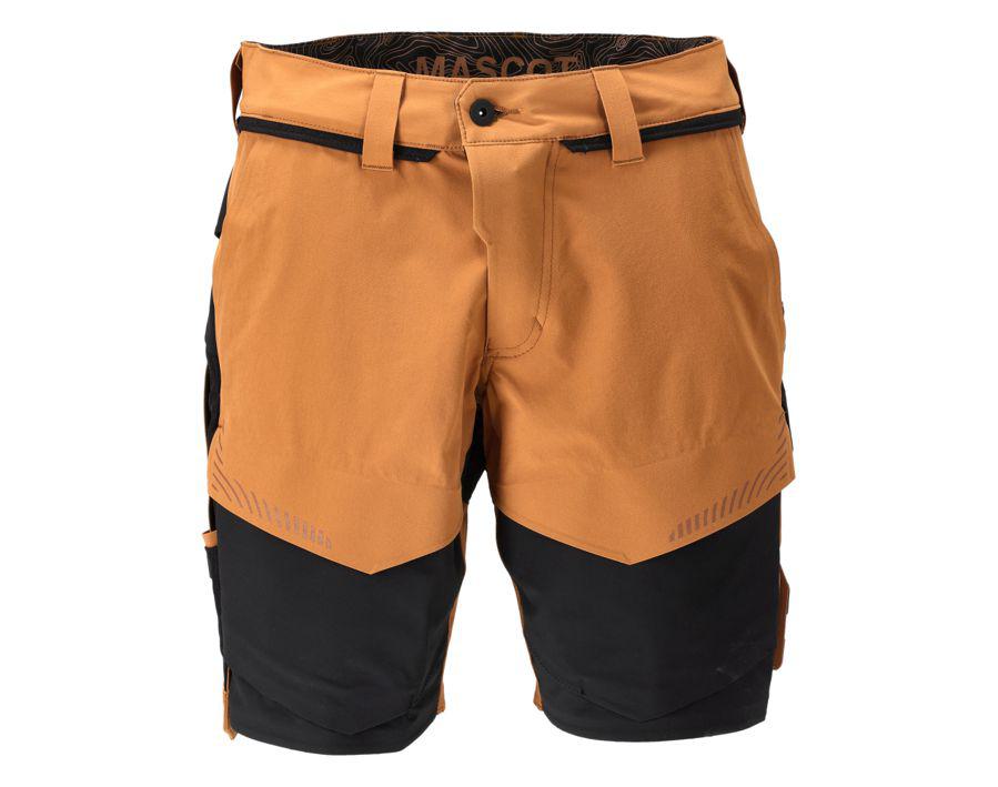 Pantalone corto CUSTOMIZED nocciola/nero