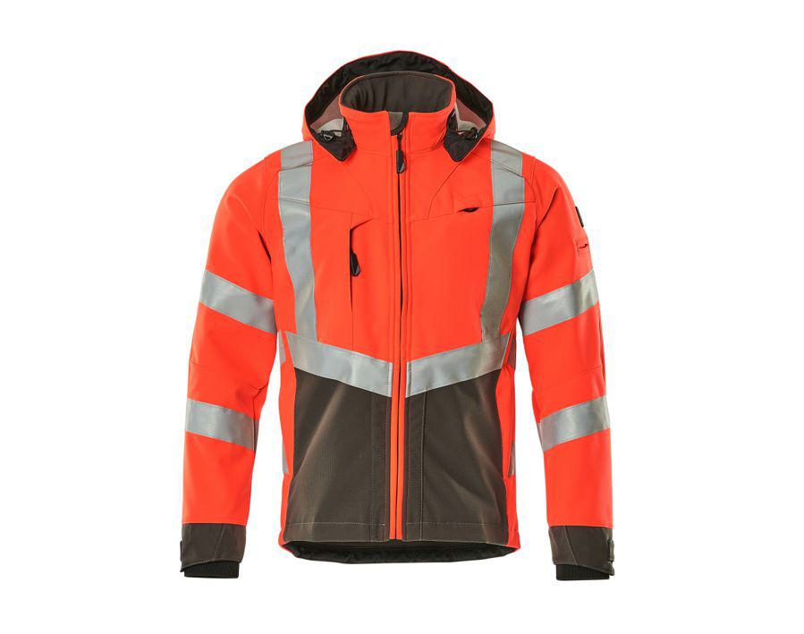 Giacca Softshell SAFE SUPREME hi-vis rosso/antracite scuro