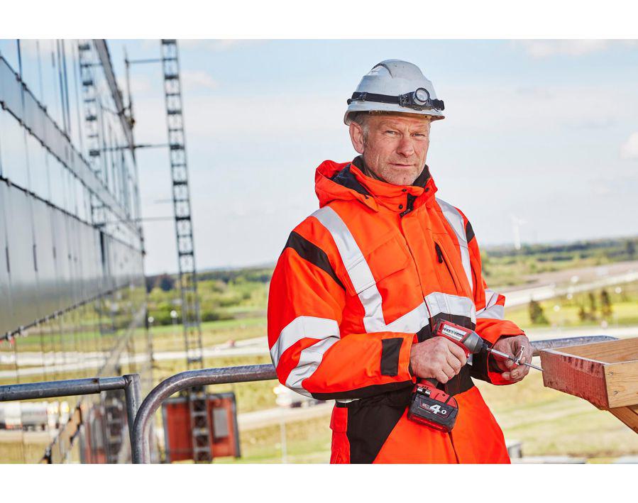 Tuta antifreddo SAFE YOUNG hi-vis rosso/antracite scuro