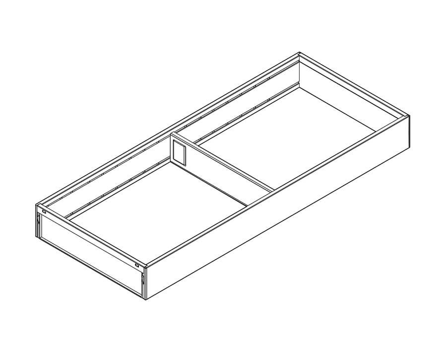 Telaio per cassetto AMBIA-LINE altezza M e K LEGRABOX e MERIVOBOX