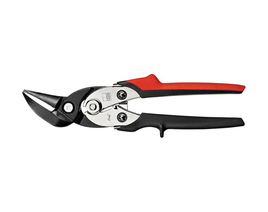 Ideal-Blechschere mit Hebelübersetzung und Mehrkomponenten-Griff, rechtsschneidend