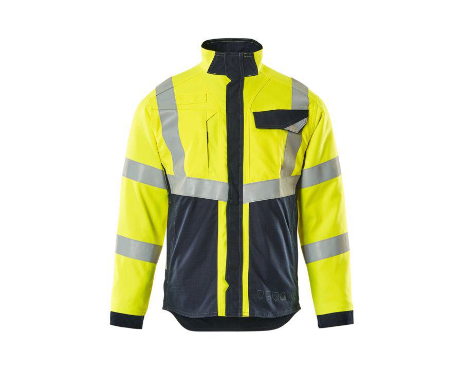Giacca MULTISAFE hi-vis giallo/blu navy scuro