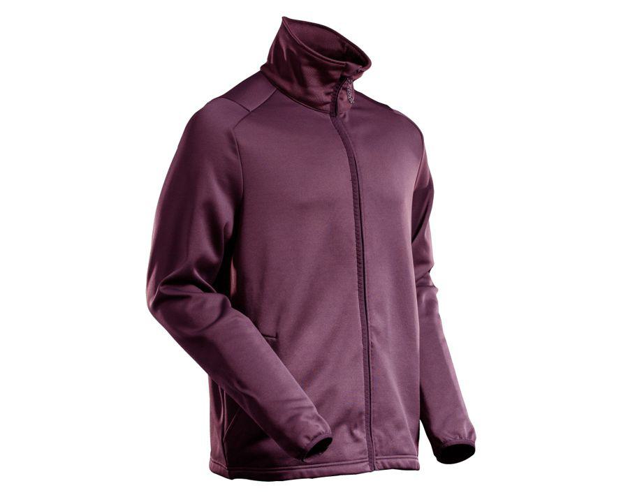Maglione in pile con chiusura lampo CUSTOMIZED bordeaux