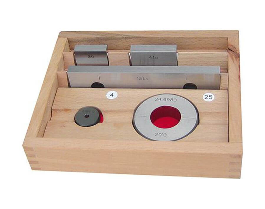 Prüfsatz für Messschieber