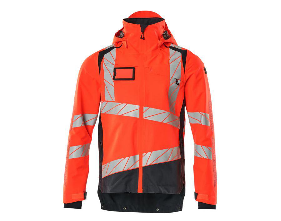 Giacca antivento ACCELERATE SAFE hi-vis rosso/blu navy scuro