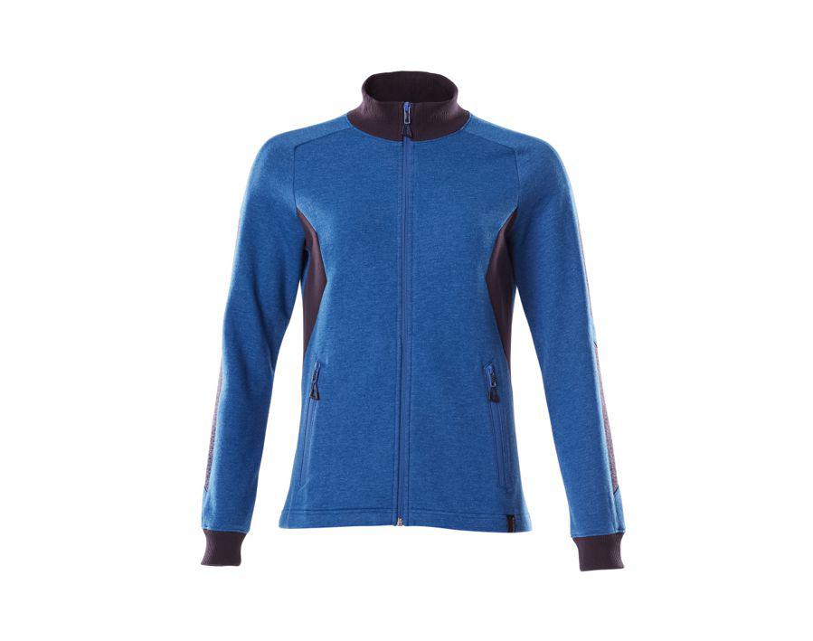 Felpa con chiusura lampo ACCELERATE azzurro/blu navy scuro