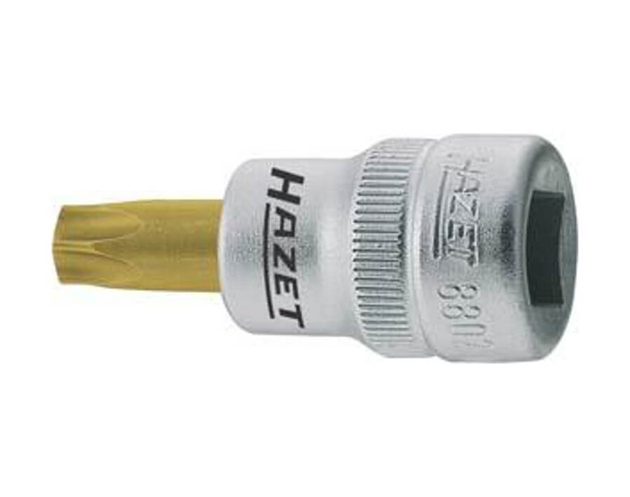 Schraubendreher-Einsatz 3/8" für Innen-TORX®-Schrauben, TiN-beschichtet