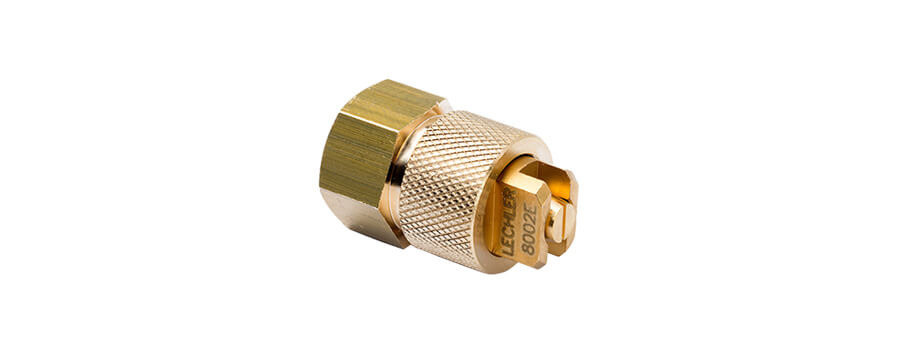Ugello piatto in ottone 80°  