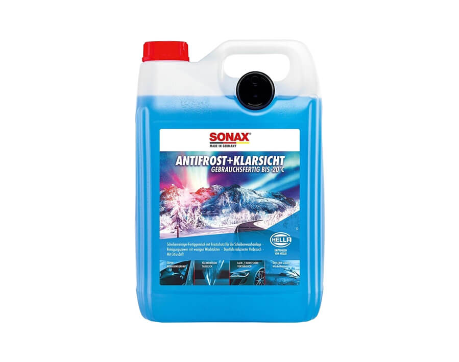 Detergente antigelo per lavavetri pronto all'uso 