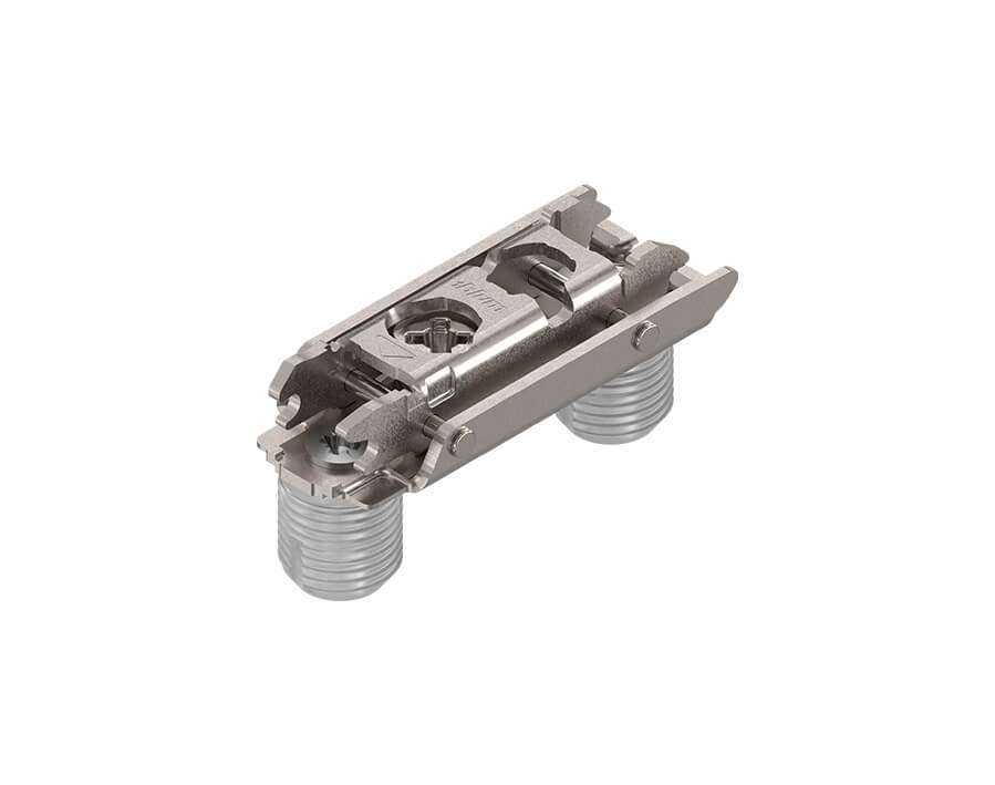 Piastrina di premontaggio con eccentrico diritta CLIP top / CLIP top BLUMOTION