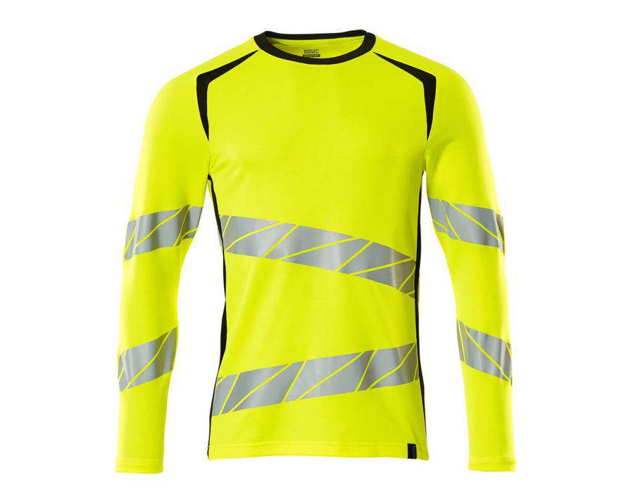 Maglietta, a maniche lunghe ACCELERATE SAFE hi-vis giallo/nero