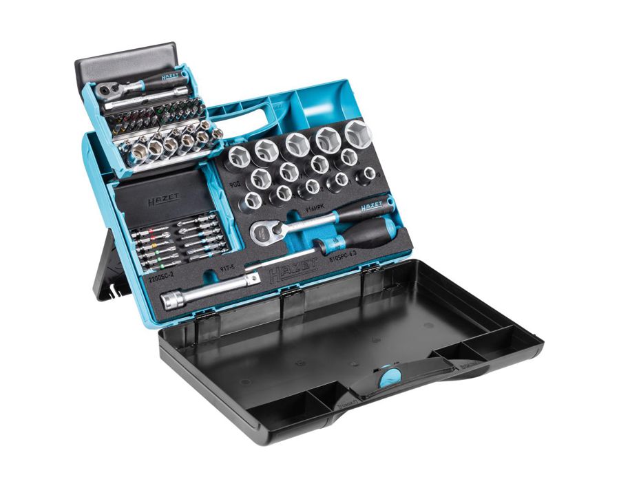 Kombinierte Sechskant-Steckschlüssel-Garnitur 1/4" und 1/2" PREMIUM-Edition