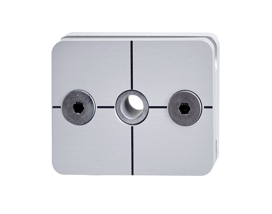 Piastra di foratura di ricambio con bussola di guida da utilizzare con riscontro di foratura Accura per maniglie e pomoli