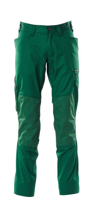 Pantaloni con tasche porta-ginocchiere ACCELERATE verde