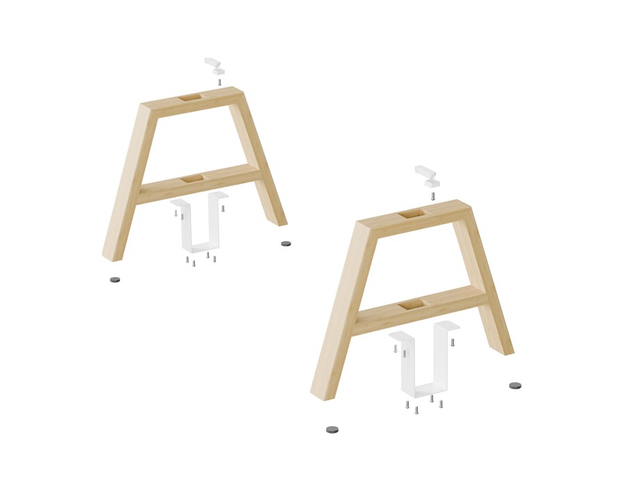 Steelforce Piede di design A bambù