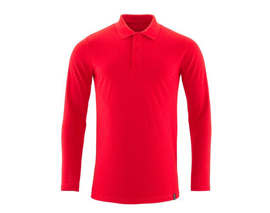 Polo, a maniche lunghe CROSSOVER rosso