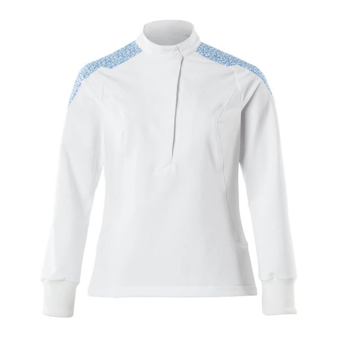 Casacca FOOD & CARE bianco/azzurro