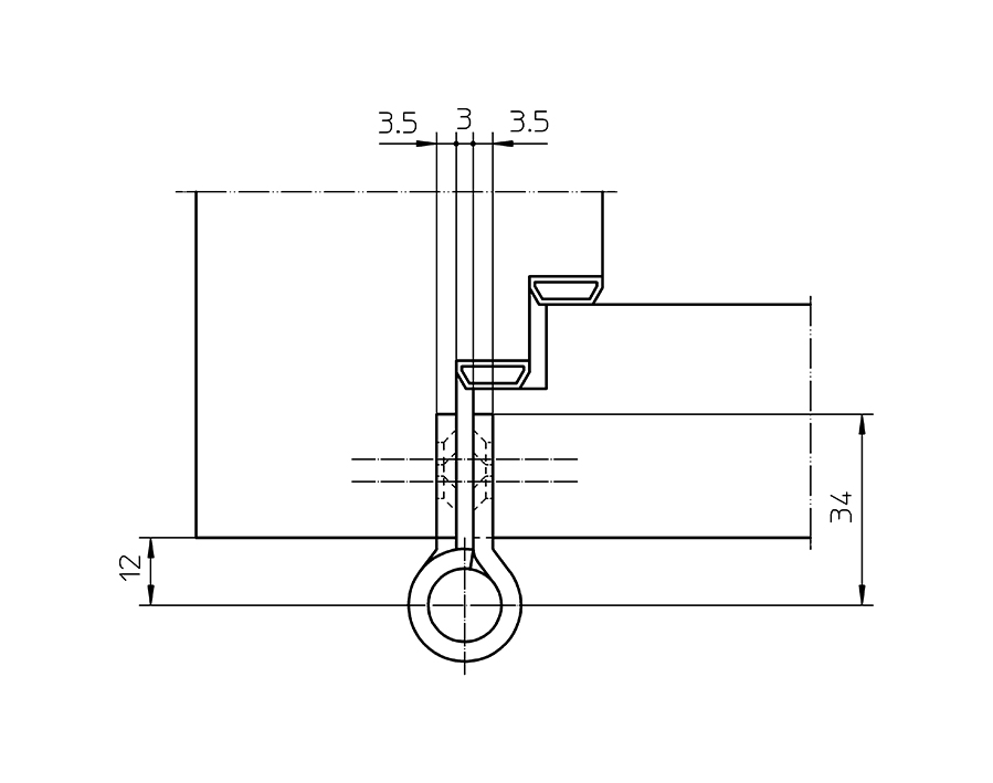Cerniera VARIANT VN 2828/100