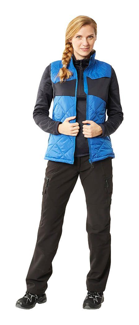 Maglione in pile con mezza cerniera ACCELERATE rosso/nero
