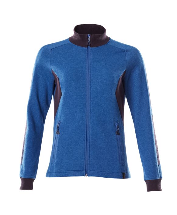 Felpa con chiusura lampo ACCELERATE azzurro/blu navy scuro