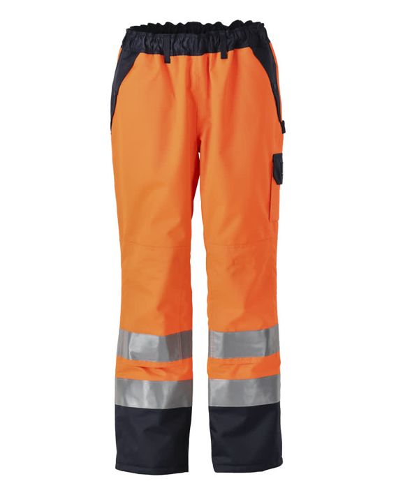Sovrapantalone SAFE IMAGE hi-vis arancio/blu navy