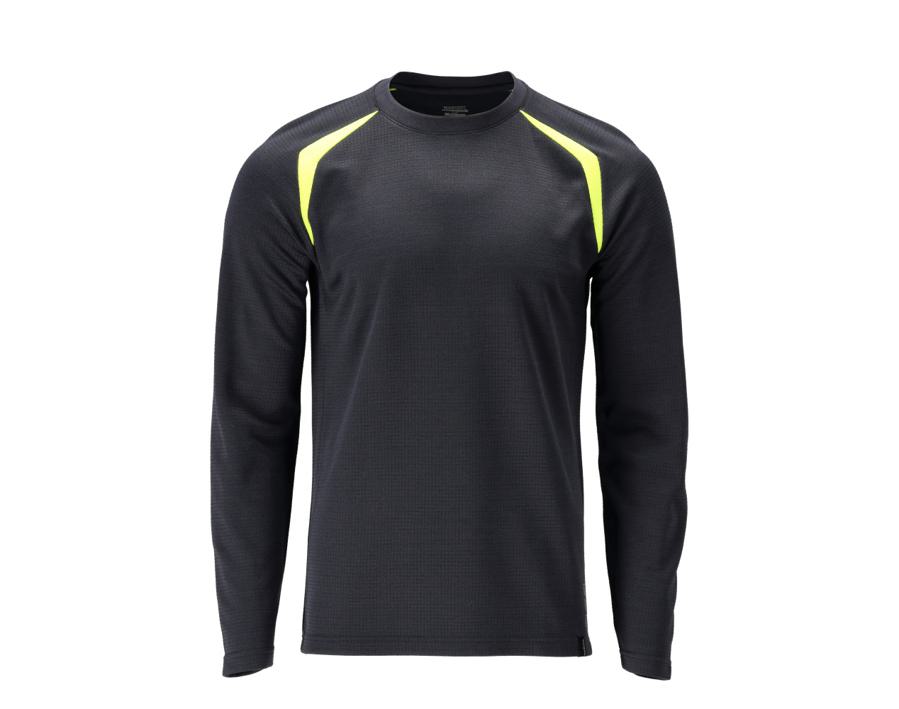 Maglietta, a maniche lunghe ACCELERATE MULTISAFE blu navy scuro/hi-vis giallo