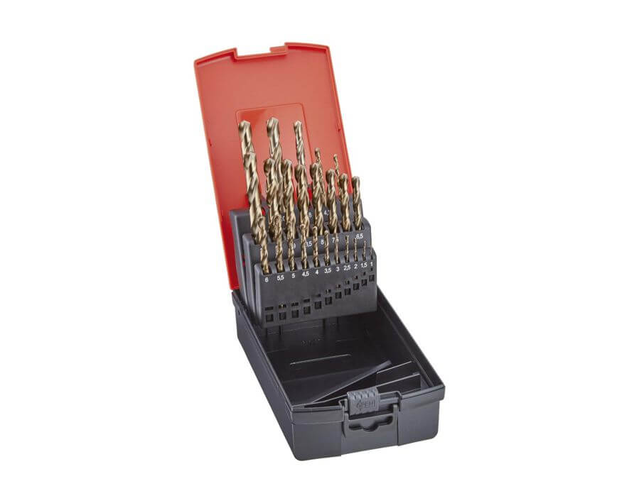 Automatenbohrer-Satz mit zyl. Schaft