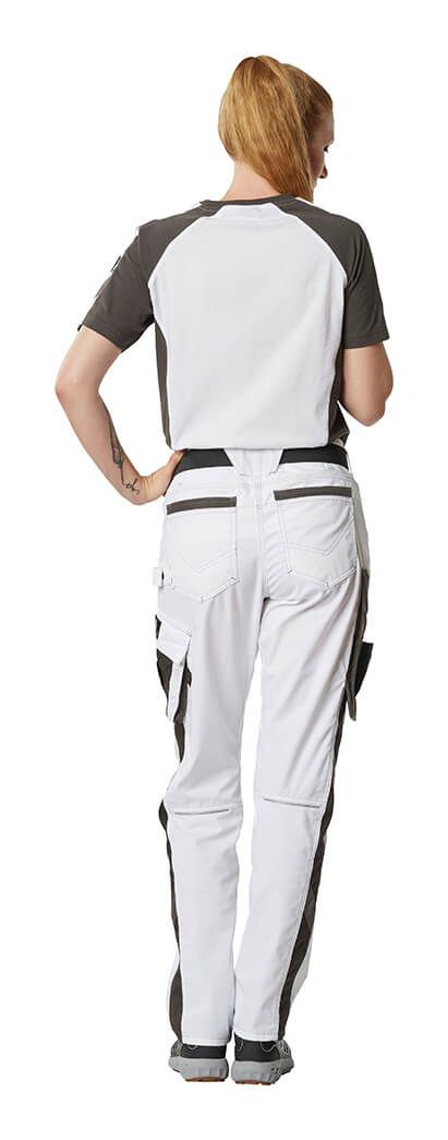 Pantaloni UNIQUE bianco/antracite scuro