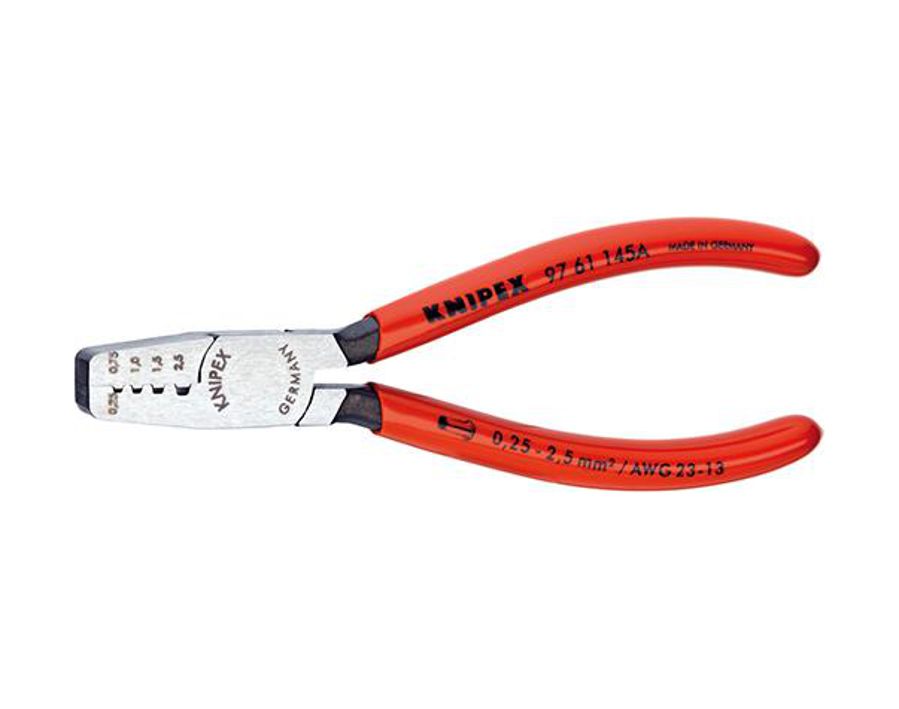 Crimpzange für Aderendhülsen, Trapezprofil