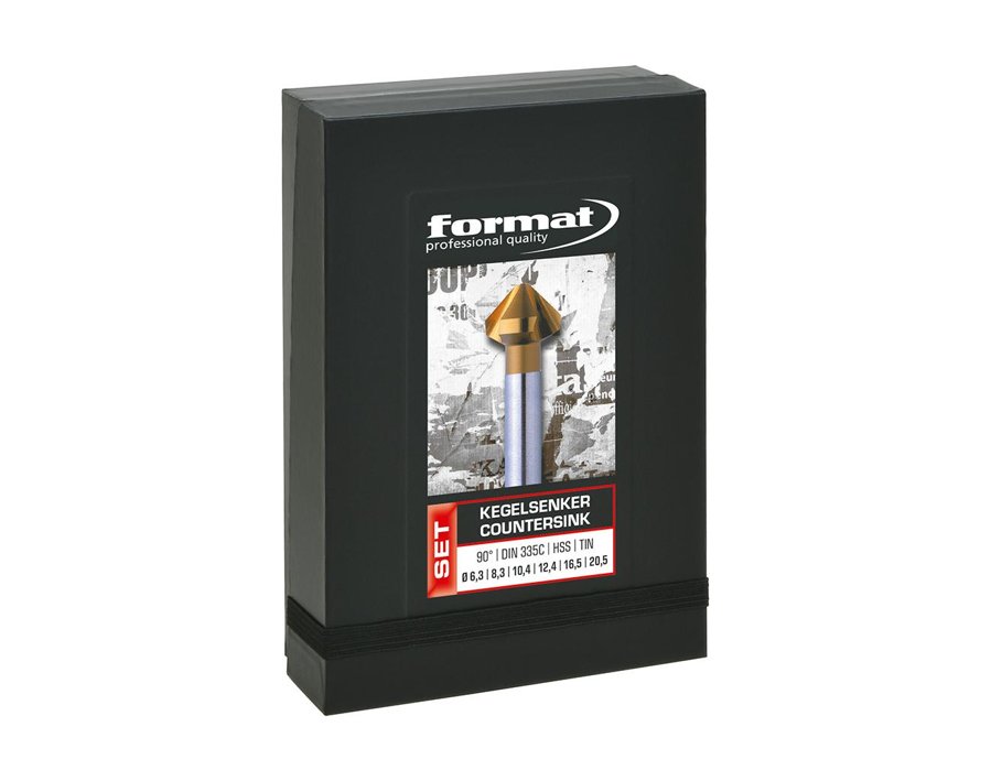 Kegelsenker-Satz in plastikfreier Verpackung aus nachwachsenden Rohstoffen