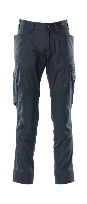 Pantaloni con tasche porta-ginocchiere ACCELERATE blu navy scuro