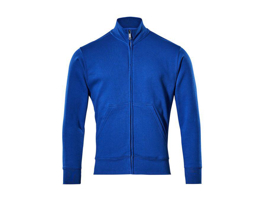 Felpa con chiusura lampo CROSSOVER blu royal