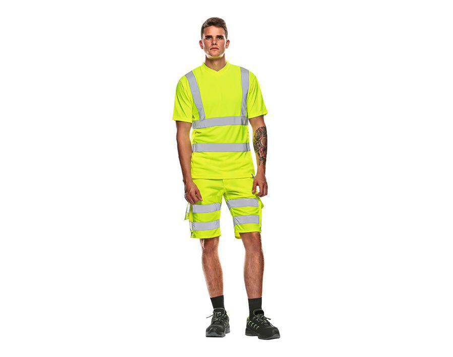 Pantalone corto SAFE CLASSIC hi-vis giallo