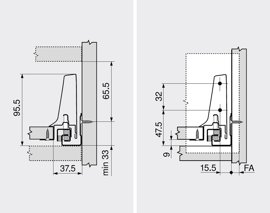 TANDEMBOX antaro bianco seta - altezza M 