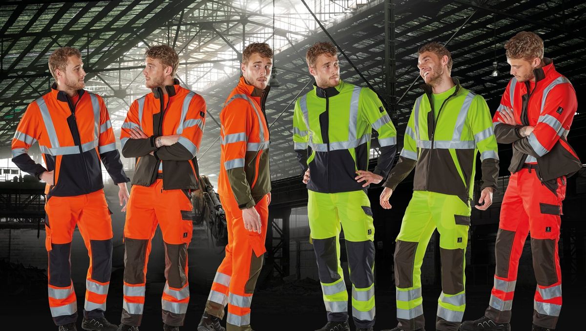 Giacca Softshell SAFE LIGHT hi-vis arancio/antracite scuro