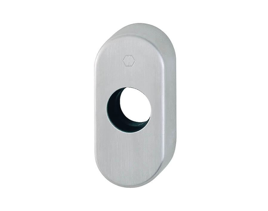Coppia rosette per porte a profilo E55Z 