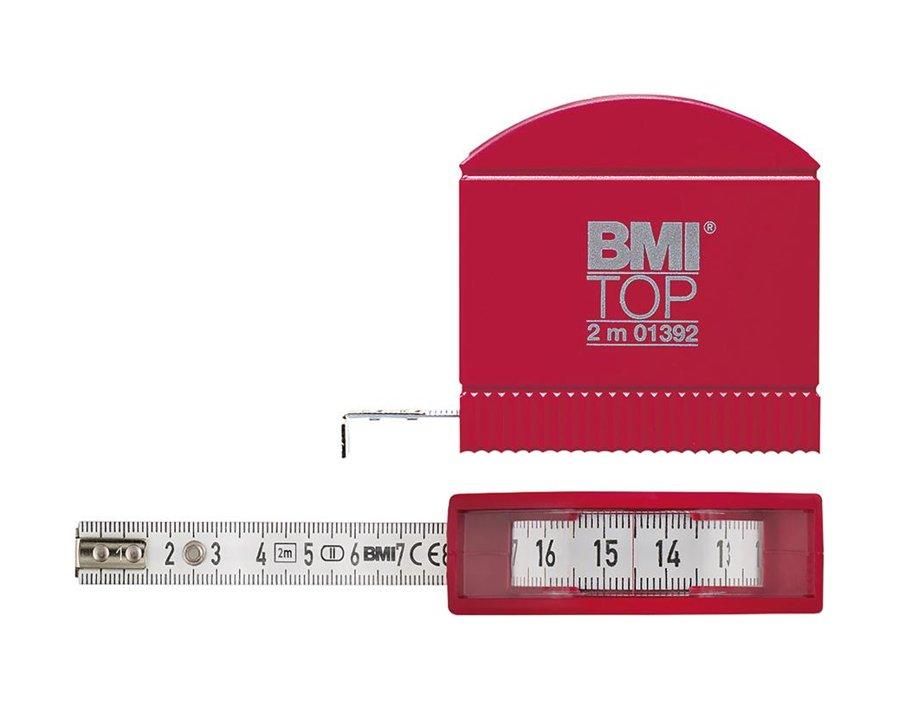 Taschenbandmaß mit Sichtfenster