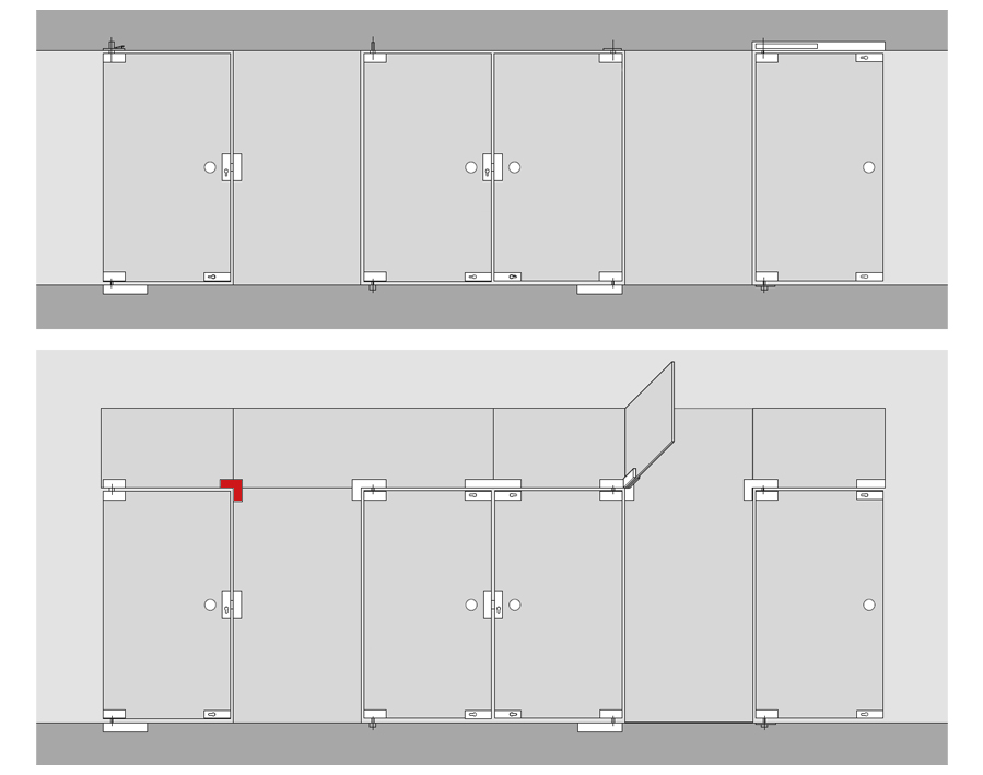 Connettore ad angolo PT 60/61 Universal 